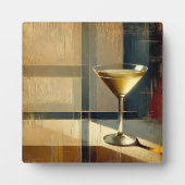 Mid Century Modern Martini in a Moonbeam Fotoplatte (Vorderseite)
