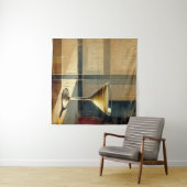 Mid Century Modern Martini in a Moonbeam Wandteppich (Beispiel (Horizontal))