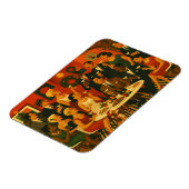 Mid Century Modern Martini Intellectuals Christmas Magnet (Linke Seite)