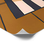 Mid Century Modern Martini Intellectuals New Year Poster (Ecke)