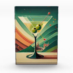 Mid Century Modern Martini Reise Kathedralenblick Fotoblock
