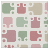 Mid Century Modern Pattern Christmas Stoff (Nahaufnahme)