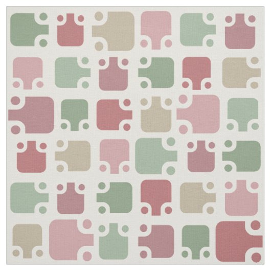 Mid Century Modern Pattern Christmas Stoff (Muster)