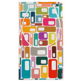 Mid-Century Modern Pattern Kleine Geschenktüte (Rückseite)