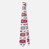 Mid-Century Modern Pattern Krawatte (Vorderseite)