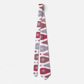 Mid-Century Modern Pattern Krawatte (Rückseite)
