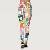 Mid-Century Modern Pattern Leggings (Rückseite)