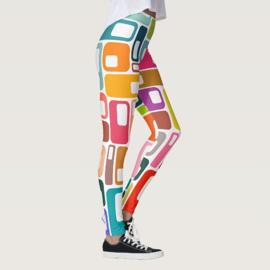 Mid-Century Modern Pattern Leggings (Rechts)