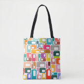 Mid-Century Modern Pattern Tasche (Vorderseite)
