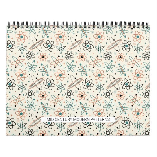 Mid Century Modern Patterns #1 Original Art Retro Kalender (Titelbild)