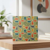 Mid-Century Modern Pinwheel Abstract #10 ID1224 Fliese