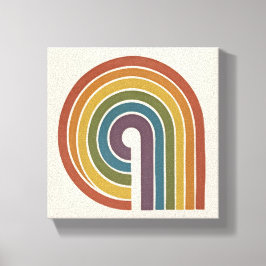 Mid-Century Modern Pride-Quadrat Leinwanddruck