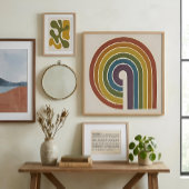 Mid-Century Modern Pride-Quadrat Poster
