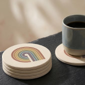 Mid-Century Modern Pride Sandstein Getränkeuntersetzer