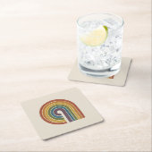 Mid-Century Modern Pride Set mit 6 Teilen Rechteckiger Pappuntersetzer (Vor Ort)