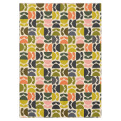 Mid‑century modern- Retro Scandinavian Flowers Tischdecke (Vorderseite)