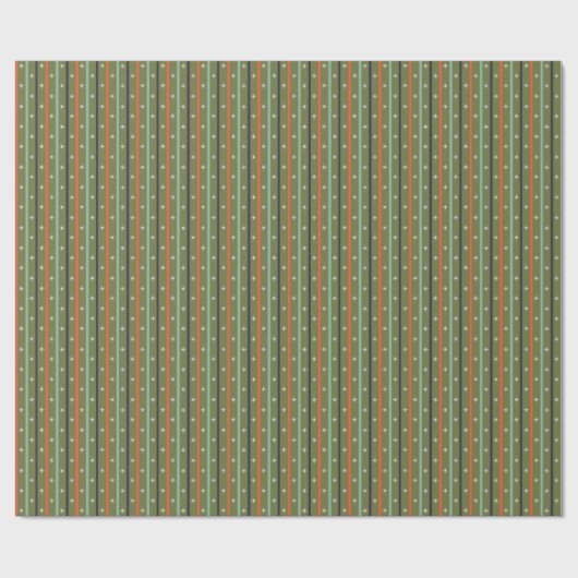 Mid-Century Modern Retro Stripe Pattern Geschenkpapier (Flach)