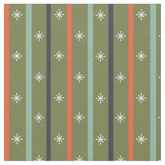 Mid-Century Modern Retro Stripe Pattern Stoff (Nahaufnahme)
