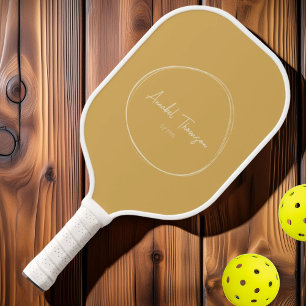 Mid-Century Modern Sand Sunrise   Skriptname Pickleball Schläger