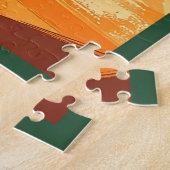 Mid Century Modern Shamrock Martini Sláinte!  Puzzle (Seite)