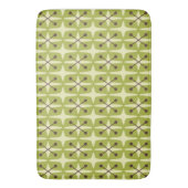 Mid-Century-Modern-Sonnenstrahl-Muster Badematte (Vorderseite Vertikal)
