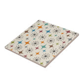 Mid-Century-Modern-Sonnenstrahl-Muster Fliese (Seite)