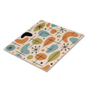 Mid-Century-Modern-Sonnenstrahl-Muster Fliese (Seite)