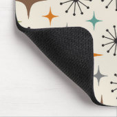 Mid-Century-Modern-Sonnenstrahl-Muster Mousepad (Ecke)