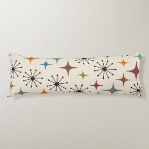 Mid-Century-Modern-Sonnenstrahl-Muster Seitenschläferkissen