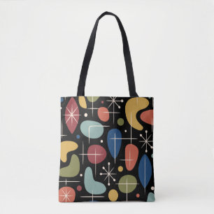 Mid-Century-Modern-Sonnenstrahl-Muster Tasche