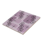 Mid Century Modern Sputnik Mauve Fliese (Seite)