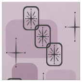 Mid Century Modern Sputnik Mauve Stoff (Nahaufnahme)