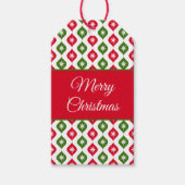 Mid century modern star retro Christmas ornament Geschenkanhänger (Vorderseite)