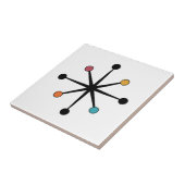 Mid Century Modern Starburst Fliese (Seite)
