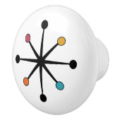 Mid Century Modern Starburst Keramikknauf (Rechts)