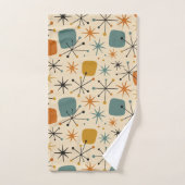 Mid Century Modern Starburst Pattern Badhandtuch Set (Handtuch)