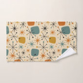 Mid Century Modern Starburst Pattern Badhandtuch Set (Handtuch)