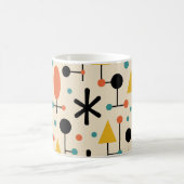 Mid Century Modern Starburst Pattern Kaffeetasse (Mittel)