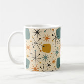 Mid Century Modern Starburst Pattern Kaffeetasse (Links)