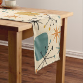 Mid Century Modern Starburst Pattern Kurzer Tischläufer (Beispiel)