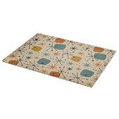 Mid Century Modern Starburst Pattern Schneidebrett (Ecke)