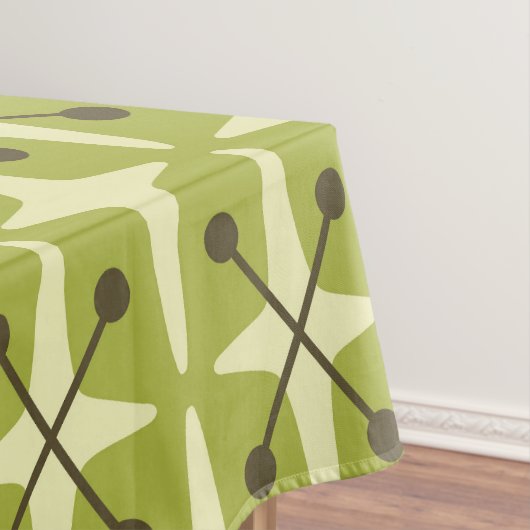Mid Century Modern Starburst Pattern Tischdecke (Beispiel)