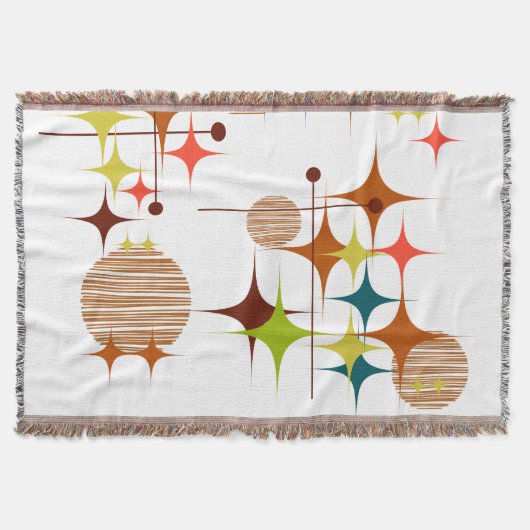 Mid Century Modern Starbursts and Globes Decke (Vorderseite)