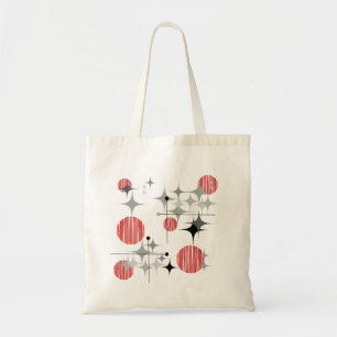 Mid Century Modern Sternenexplosionen und Globus-F Tragetasche