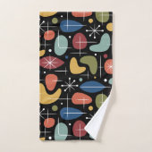 Mid-Century-Modern-Sternenmuster Badhandtuch Set (Handtuch)