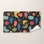Mid-Century-Modern-Sternenmuster Badhandtuch Set (Handtuch)