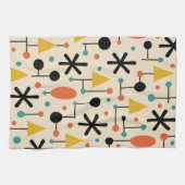 Mid-Century-Modern-Sternenmuster Geschirrtuch (Horizontal)