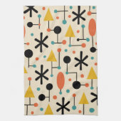 Mid-Century-Modern-Sternenmuster Geschirrtuch (Vertikal)