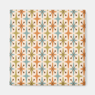 Mid-Century-Modern-Sternenmuster Magnet