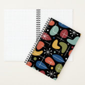 Mid-Century-Modern-Sternenmuster Notizblock (Innen)